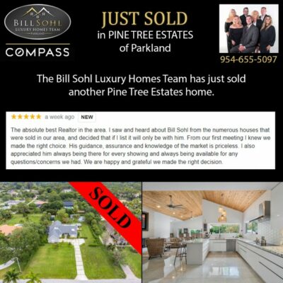 Just sold in Pine Tree Estates by Bill Sohl Luxury Homes Team