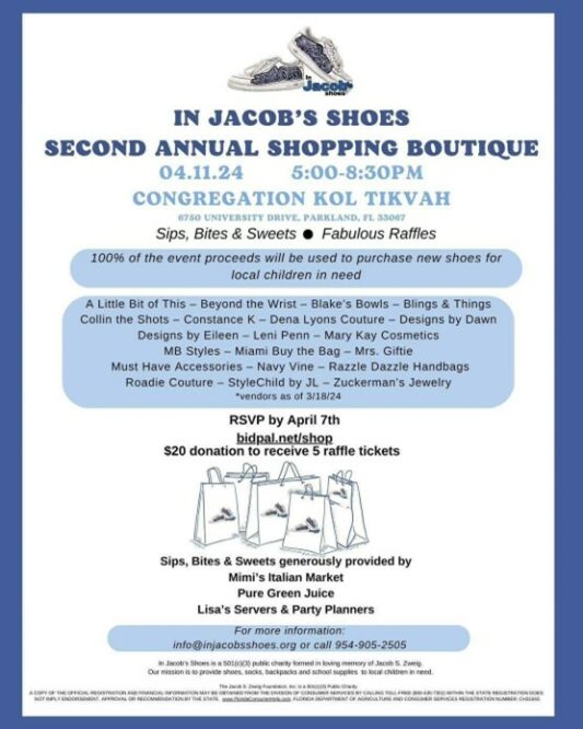 In Jacob’s Shoes 2nd Annual Shopping Boutique