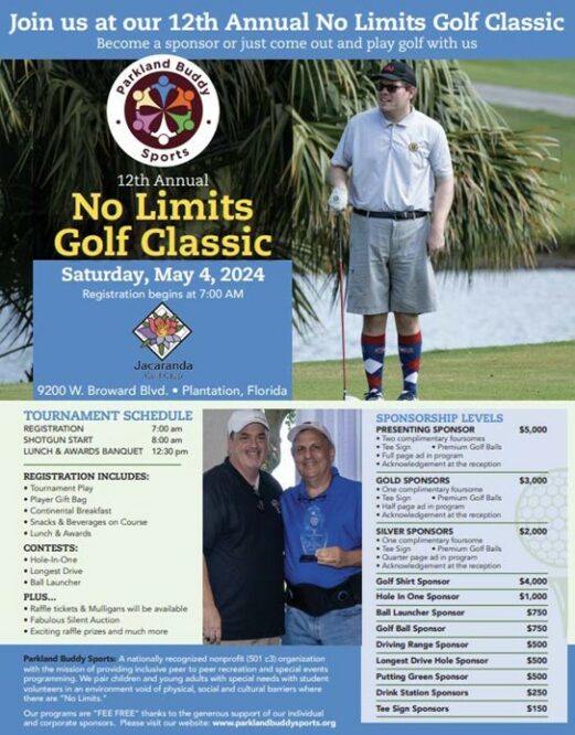 12th Annual “No Limits” Golf Classic